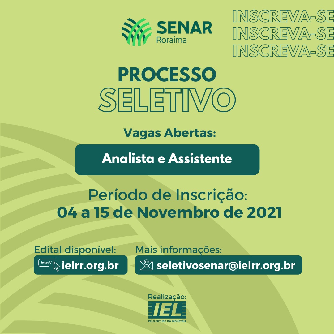 SELETIVO SENAR 2021